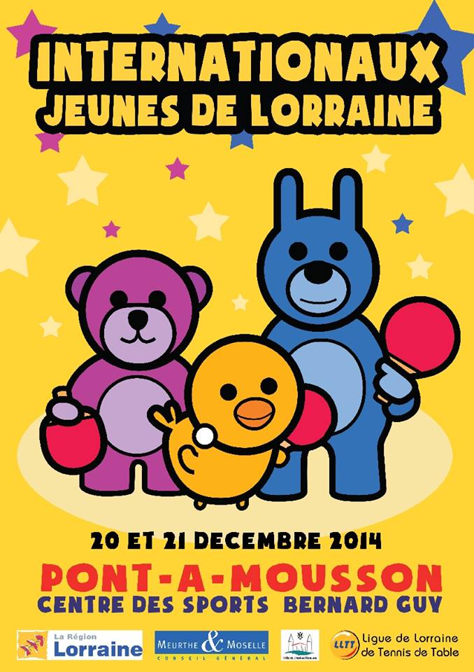 Internationaux Jeunes de Lorraine 20 et 21/12/2014